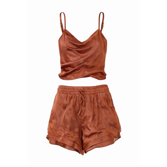 Shona Joy Other - Shona Joy La Lune Lounge Satin Cami & Shorts Set